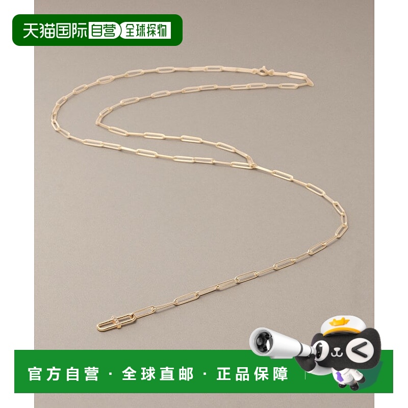 日潮跑腿COCOSHNIK K10 钻石 PC 图案 Y 形项链 405-36656