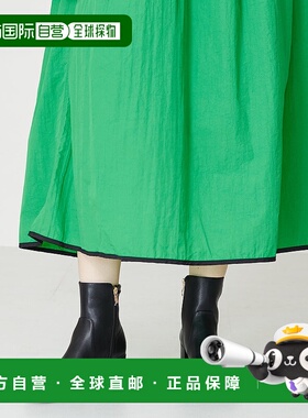 日本直邮Oriental Traffic 厚底中跟中筒靴 [31408 OR526BW002493