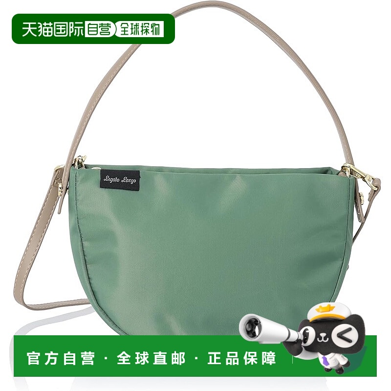 【日本直邮】Legato Largo 2WAY 迷你单肩包 Kururin LH-X0081 GR