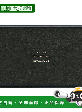 【日本直邮】Hightide复古收纳包黑色典雅轻奢大气百搭小牛皮