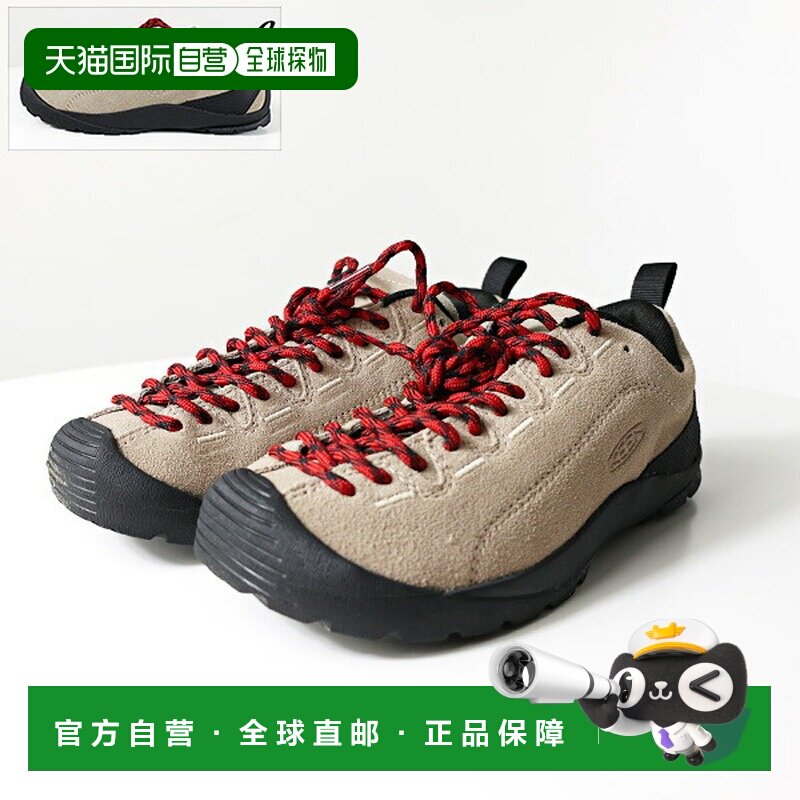 日本直邮KEEN 女式 JASPER 麂皮低帮户外露营徒步运动鞋 1004347