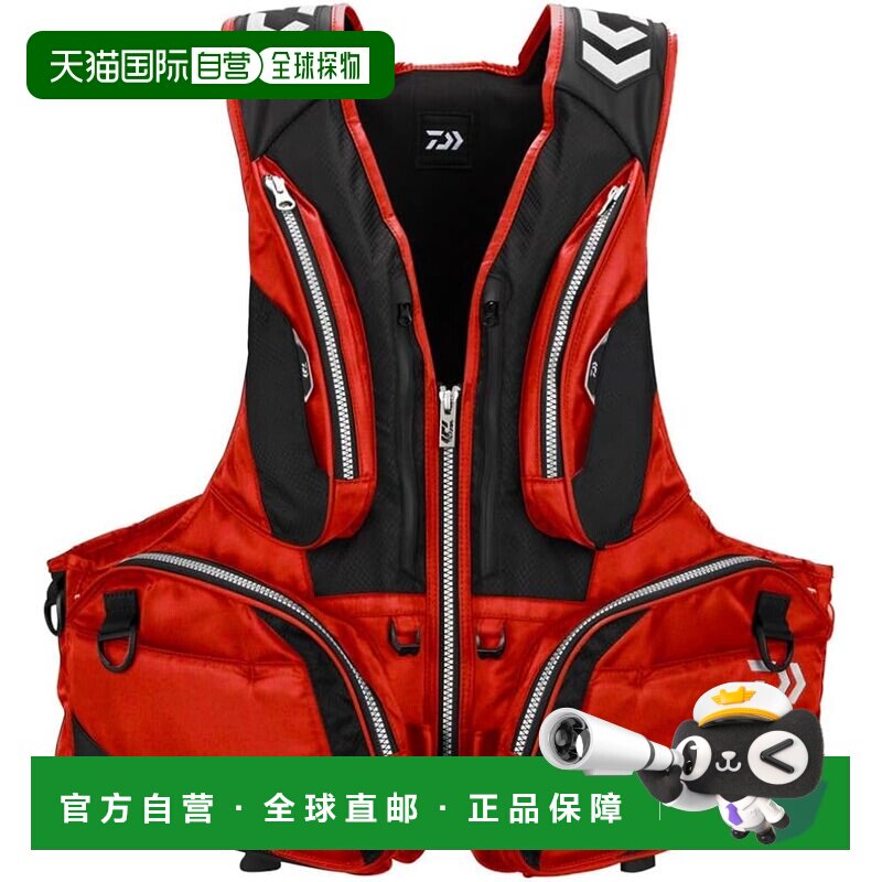 【日本直邮】达亿瓦(DAIWA) 救生衣/浮力背心 DF-3626 红色 2XL