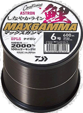 【日本直邮】DAIWA达亿瓦尼龙鱼线阿斯特龙鲤鱼MAXGAMMA6号户外耐