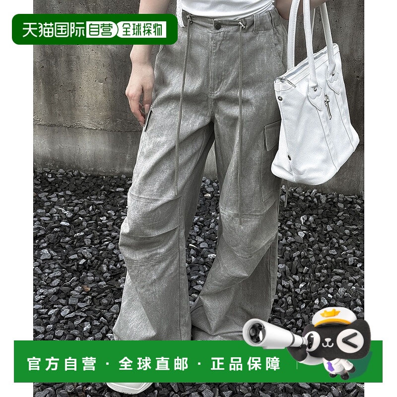 1h可退 日本直邮VEILA 女装 多口袋宽松牛仔裤 vla509105阔腿裤