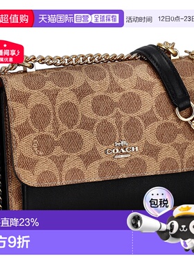 日本直邮COACH 蔻驰 帆布女士时尚百搭单肩斜挎包单肩包 CW206