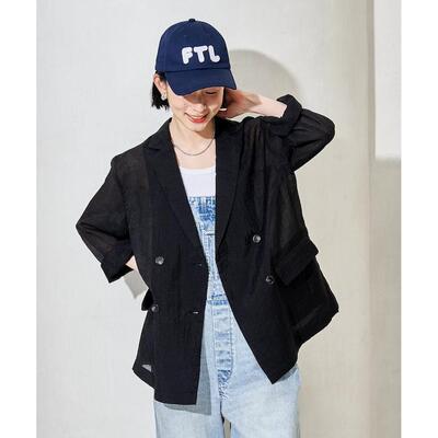 1h可退 日本直邮FREAK'S STORE女装双排扣垂感西装外套 115924890