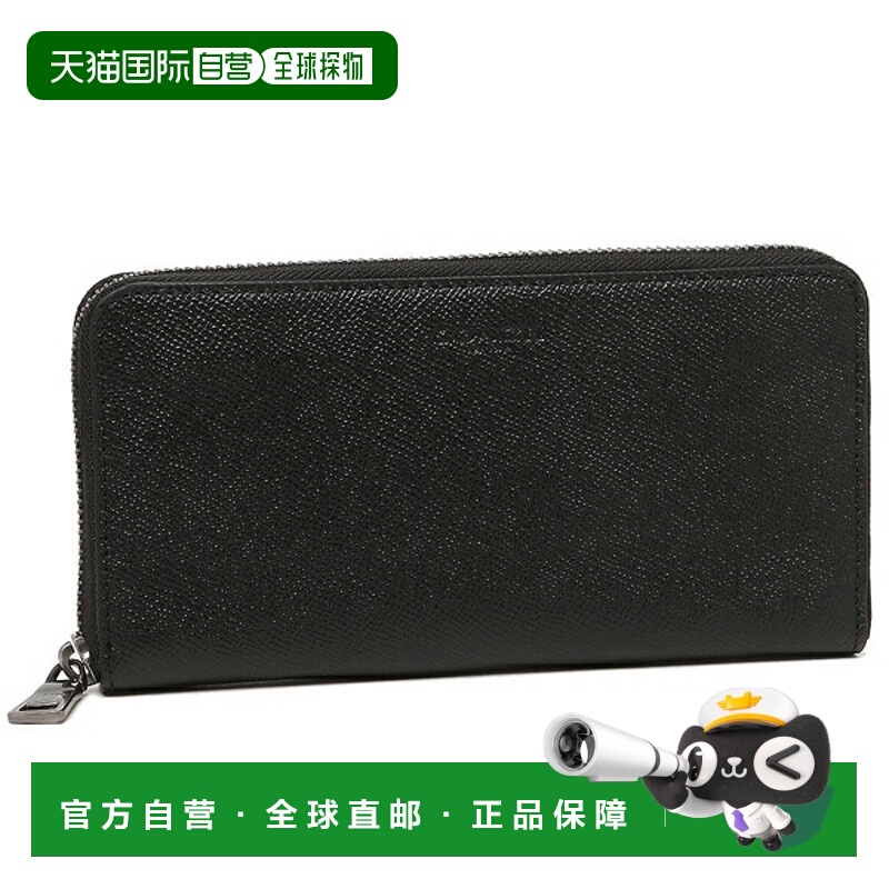 日本直邮Coach 男士长款钱包Outlet COACH F58107 BLK黑色
