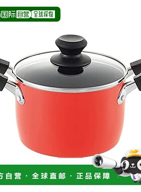 【日本直邮】Tamahashi 双柄锅/奶油浓汤锅LUPIA 16cm IH/红色LU-