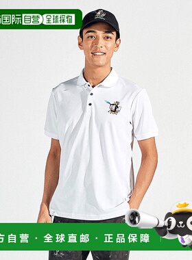 日本直邮Munsingwear 防晒NIR小鹿图案企鹅刺绣半袖POLO衫 [M0187