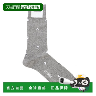 1h可退 日本直邮MACKINTOSH PHILOSOPHY 男装 骷髅图案休闲袜 H1X