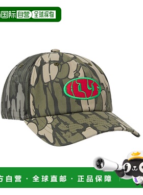 1h可退 日本直邮HUF男女同款 warped camo印花 调节扣卡车帽 25H_