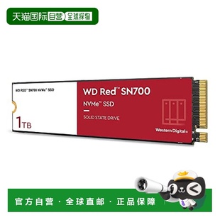 日本直邮 WDS100T1R0C Western WD红 Digital内藏SSD卡1TB