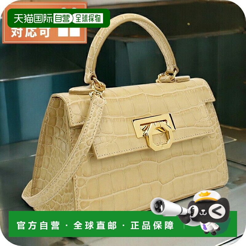 日本直邮CARBOTTI 245 ALMOND 女士手提包这款奢华包袋轻巧小巧时