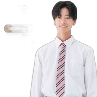 日本直邮衬衫 男童长袖 稳定 制服 衬衫 裁剪 正装衬衫 常规 学生