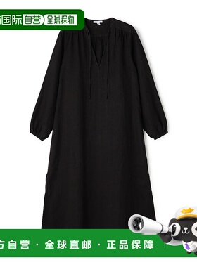 1h可退 日本直邮JAMES PERSE 女装 全麻 春夏宽松亚麻连衣裙 WKO6