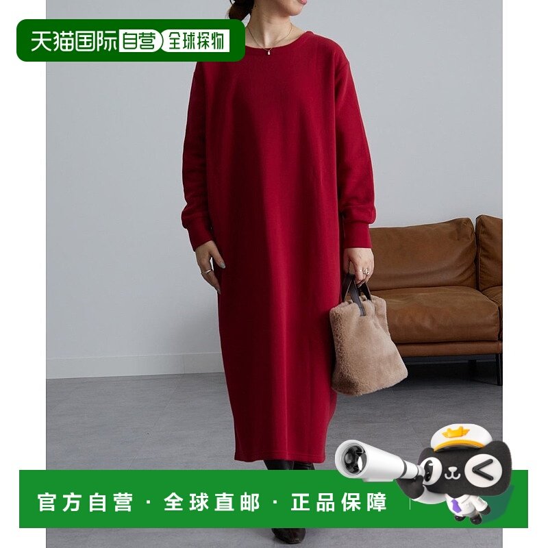 日本直邮RANAN 柔软保暖里层起毛简约连衣裙 R05096EW013826