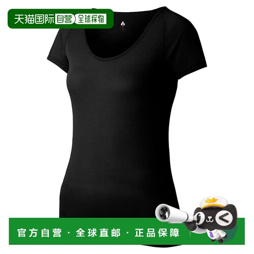 日本直邮Montbell US  Geo Line L.W.U 女士圆领T恤 [2307129BK]