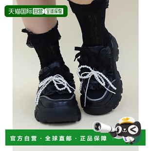 日本直邮axes 仿皮厚底休闲鞋 femme 女装 佩带 POETIQUE 1h可退