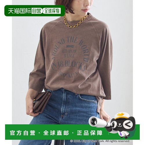 日本直邮JOURNAL STANDARD L'ESSAGE 女士 NYC联名落肩 pigment印