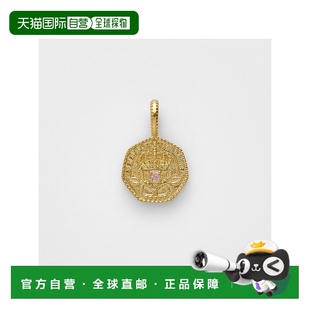 日本直邮日潮 阿卡朵WEB限定10月生辰石金碧玺吊坠单只 agete