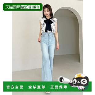 日本直邮SNIDEL Sustainable弹力喇叭牛仔裤 SN1728EW045263