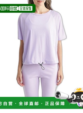 日本直邮ROXY BRB MESH S/S TEE 女装春夏速干防紫外线紫紫色运动