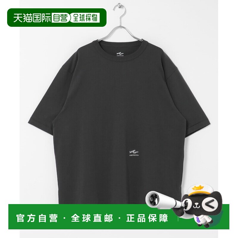1h可退 日本直邮ARMY TWILL 男士 纯棉短袖T恤 胸前迷你标设计 CL
