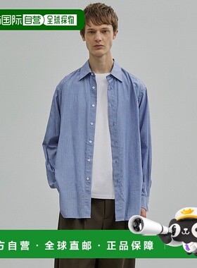 1h可退 日本直邮UNITED TOKYO 男士 SILK CUPRA STRIPE 长袖衬衫