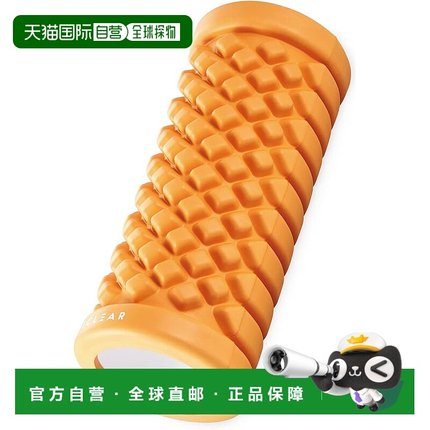 【日本直邮】宜丽客 中号瑜伽筋膜按摩滚轮 橙色 2面 HCF-FRSMDR