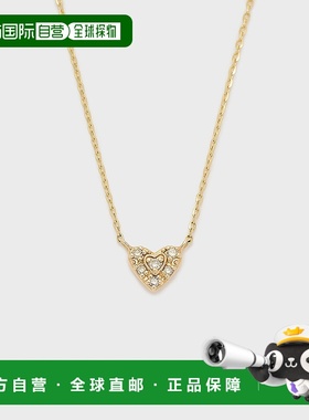 1h可退 日本直邮NOJESS Tiny Motif K10钻石心形项链 0.03ct 3024