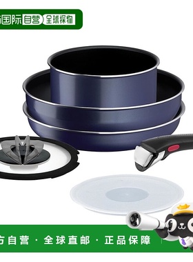 【日本直邮】T Fal特福锅炒锅6个套装 可拆卸手柄 煤气火 L16490