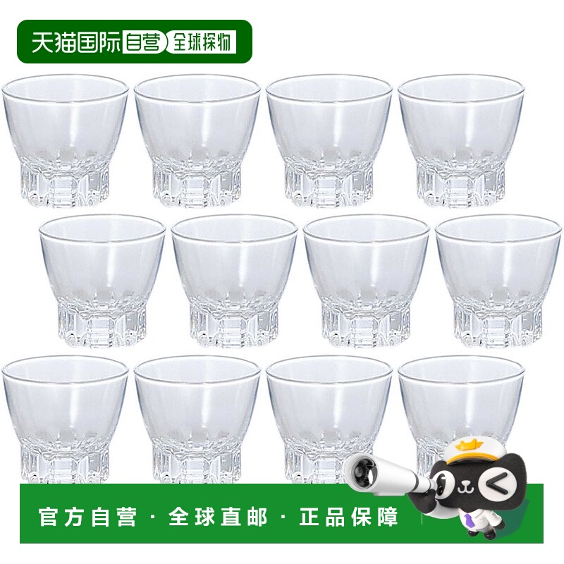 【日本直邮】阿德利亚 酒杯 清酒杯 透明60ml 12件套日本制造