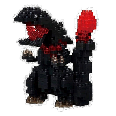 河田 Nanoblock 哥斯拉  2016 第4形态 CN-07积木母婴