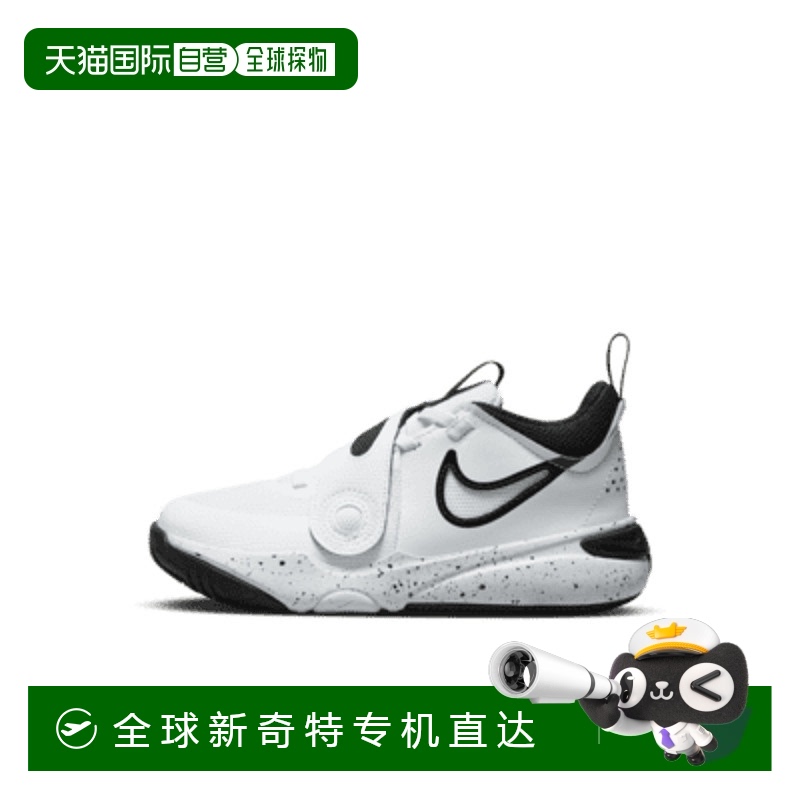 日本直邮Nike儿童儿童篮球鞋白色耐克