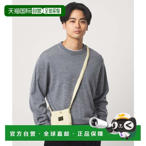 日本直邮TAION 斜挎包 米白色单肩包钱包