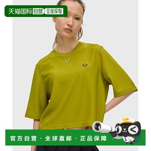 女装 PERRY 宽松落肩 褶皱感速干短袖 春 1h可退 T恤 日本直邮FRED