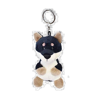 【日本直邮】NICI礼祺 钥匙扣 3090556 10cm 柴犬黑 包挂挂件