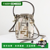 Mon Tresor 迷你帆布水桶包 日本直邮FENDI Montresor 迷你水桶包