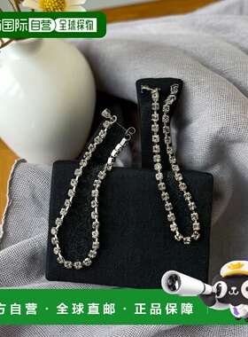 1h可退 日本直邮Whim Gazette 女士 2way设计 PRECIOSA水晶耳饰 W