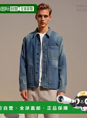 1h可退 日本直邮MINEDENIM 男士复古风格牛仔外套夹克 24108001