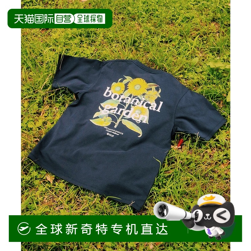 1h可退 日本直邮HUF 男女同款 棉 半袖T恤 印花logo 夏季新品 25F