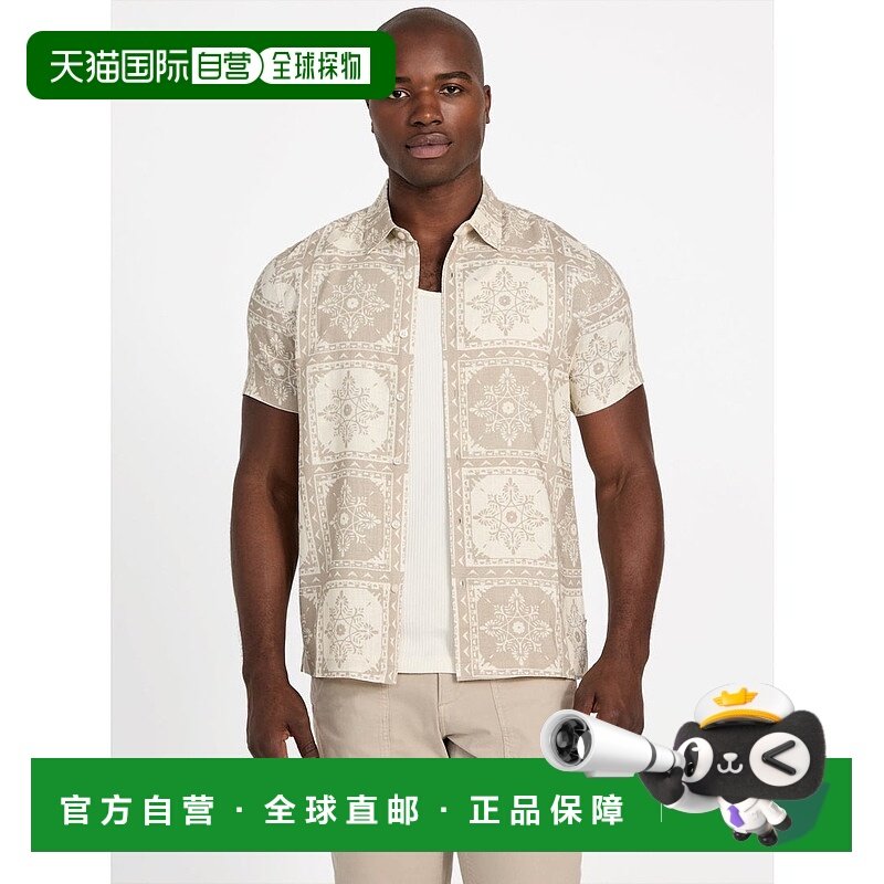日本直邮Guess SS Mosley Tile Print衬衫 [GU1432EM032300]