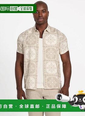 日本直邮Guess SS Mosley Tile Print衬衫 [GU1432EM032300]