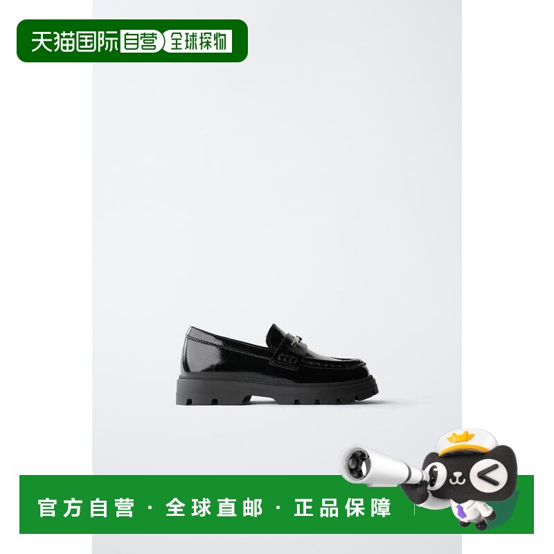 日本直邮Zara星星铆钉乐福鞋