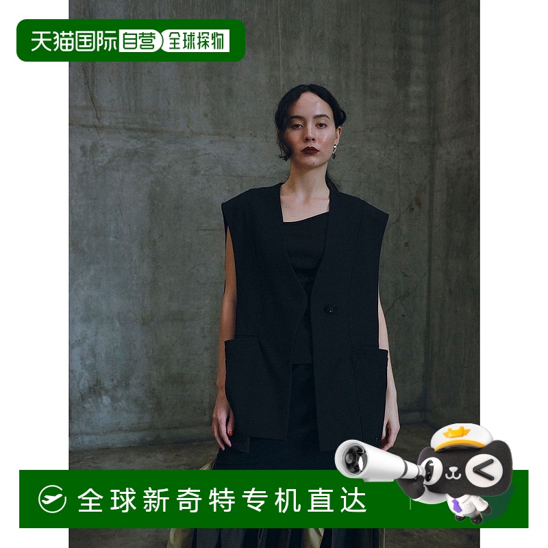 1h可退 日本直邮UN3D. 女士2WAY变形口袋休闲背心 522540101101