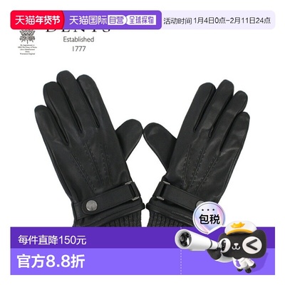 日本直邮DENTS Henley 男士真羊皮触屏科技手套 5-9204