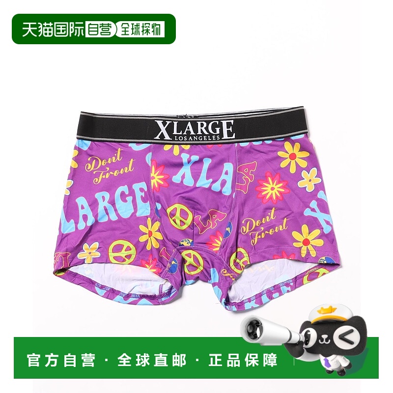 1h可退 日本直邮XLARGE男女同款卡通图案针织拳击短裤 214246028