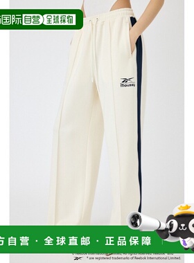 1h可退 日本直邮REEBOK 女士侧条纹宽松运动裤 010ISJ017091卫裤