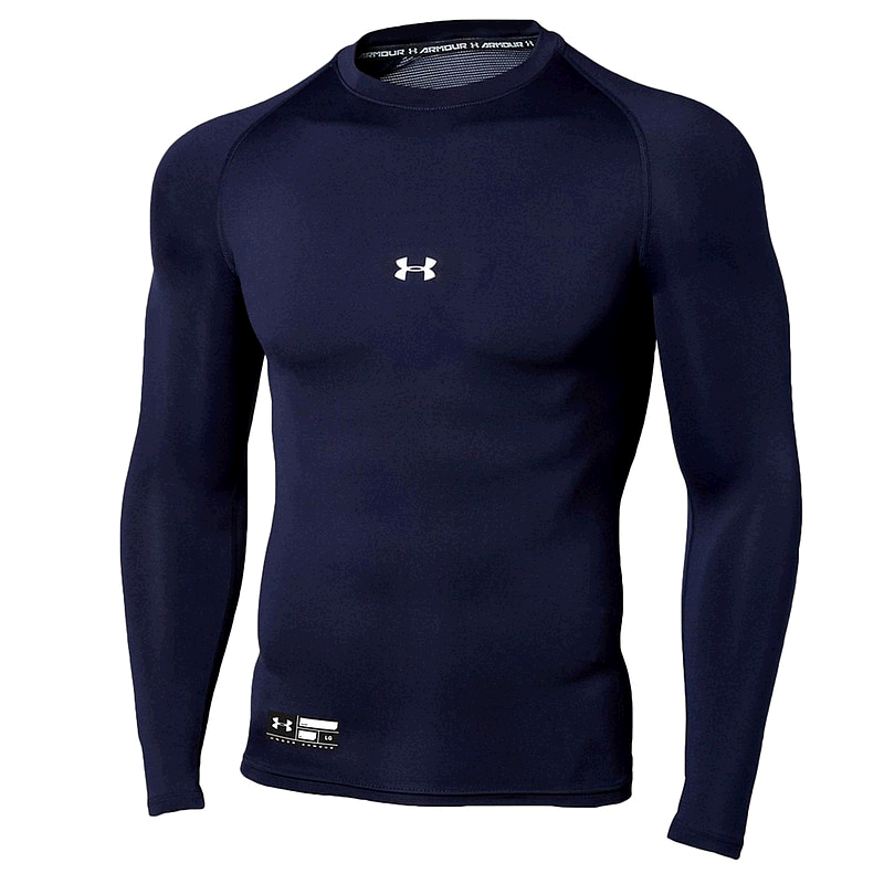 日潮跑腿UNDER ARMOUR 安德玛 （男式）Heat Gear Armor 长袖圆领
