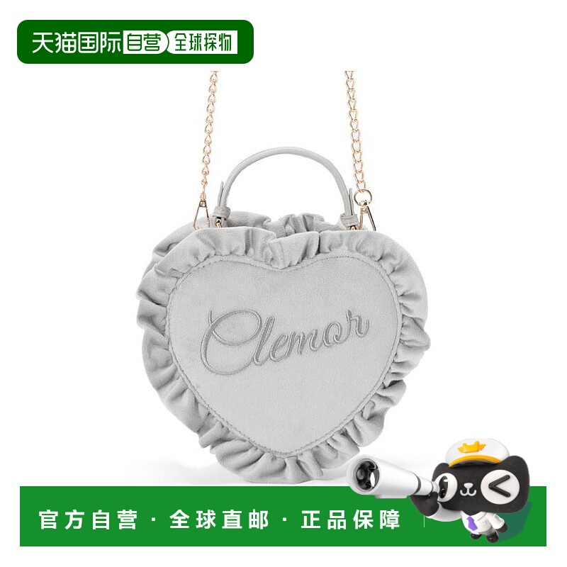 日本直邮日潮 GRL 2Way心形荷叶边包 tr930斜挎包单肩包女包